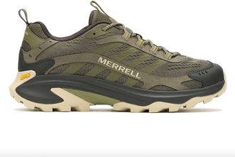 Merrell Mens Moab Speed 2 Running Shoes In Olive