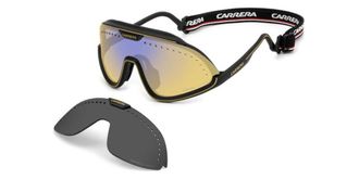 Carrera C SPORT 01/S with Clip-On I46/HW Mens Sunglasses Black Size 99