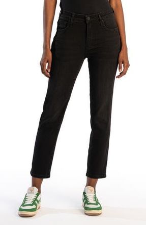 Kut from the Kloth Rachael High Waist Crop Mom Jeans in Uplifting at Nordstrom Rack, Size 10