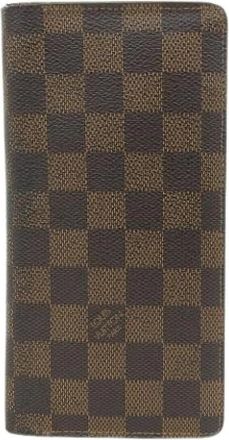 Louis Vuitton Pre-owned Plastic Portemonnee - Dames - Vintage Accessoires - Bruin - ONE Size - Vintage