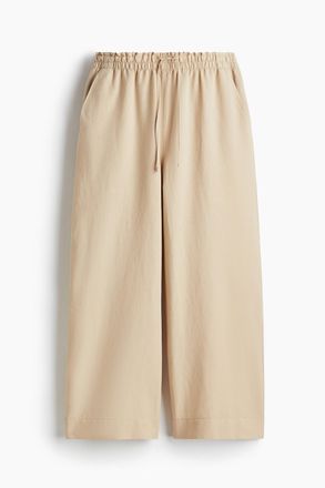 H&M Kn&ouml;chelhose aus Leinenmix - Beige