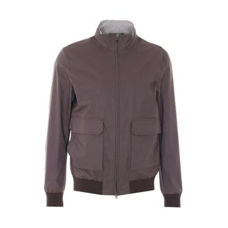 Herno Bomber Jackets, male, Brown, Size: XL Bomber Jacket
