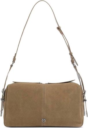 Pinko 24 Classic Suede - - Bags - Donna - Marrone - ONE SIZE