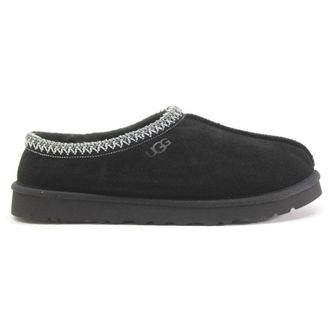 UGG Tasman Suede Mens Slip On Sandals - Black - Size:UK 11