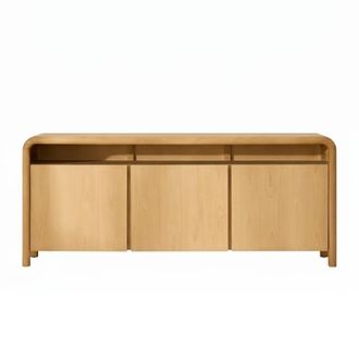 Wabi Home Aparador de madera maciza 180x75cm