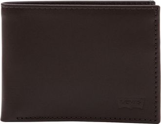 Levi's Geldb&ouml;rse LEVIS BATWING BIFOLD ID, Herren, braun, Rindsleder, Kleinlederwaren Geldb&ouml;rse, Geldbeutel Portemonnaie Herrenb&ouml;rse Leder