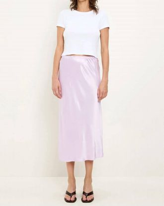 Michael Stars Leila Bias Cut Skirt In Whimsy