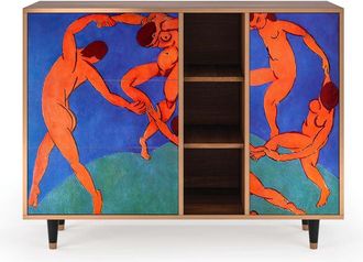 StoryZ Aparador multicolores 3 cajones y 1 puerta L 125 cm