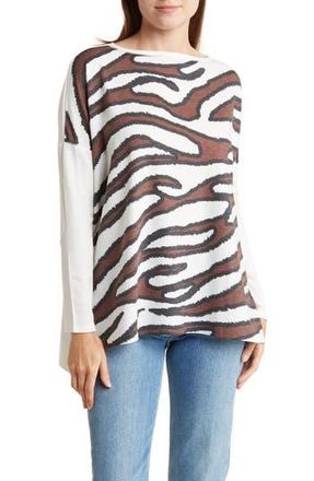 Go Couture Dolman Sleeve Knit Top in Summer Song at Nordstrom Rack, Size X-Large