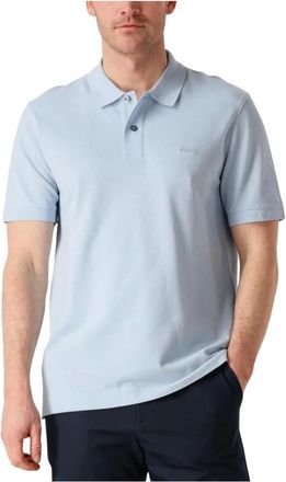 HUGO BOSS Tops, Heren, Blauw, M, Katoen, Pallas Polo