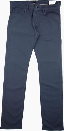 HUGO BOSS Mens Hugo Boss Delaware3-1-20 Micro Structured Stretch Jean Dark Blue 001 - Navy - Size: 29W-34L