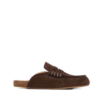 J.W.Anderson Mules, male, Brown, Size: 11 US Brown Flat Shoes