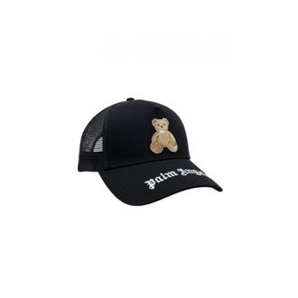 Palm Angels Caps, male, Black, Size: ONE SIZE Trucker Bear Cap