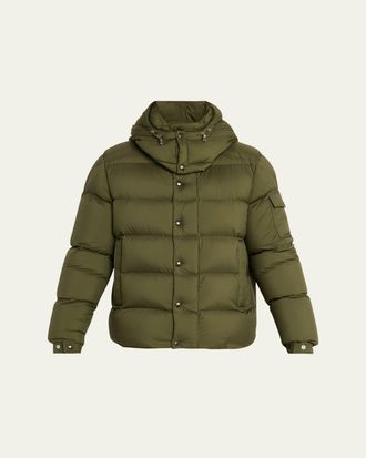 Moncler Mens Maya Hooded Short Down Puffer Jacket