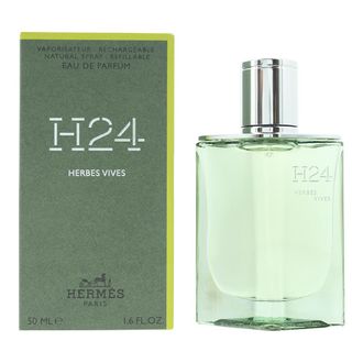 Herm&egrave;s Mens H24 Herbes Vives Rechargeable Eau de Parfum 50ml - Green - One Size