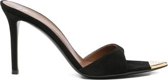 Giuseppe Zanotti Schoenen, Dames, Zwart, 36 EU, Leer, Shirley Crystal