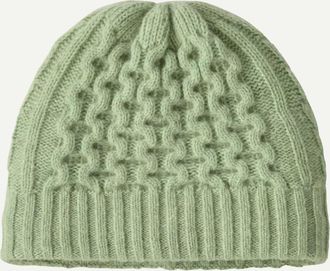 Patagonia Unisex Coastal Cable Beanie In Lichen Green