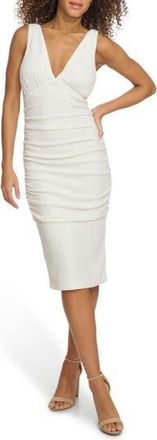 Siena My Balconia Sequin Mesh Dress in White at Nordstrom Rack, Size 14