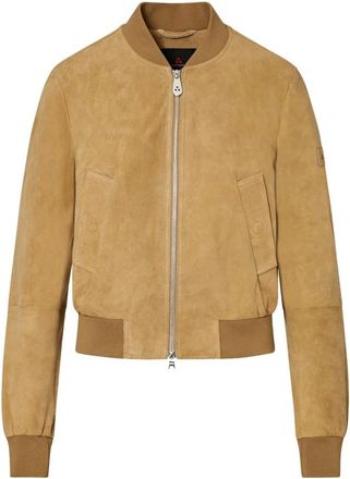 Peuterey Bikerjack - Dames - Bomber jackets - Beige - L - Leer - Jassen