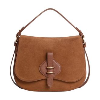 Coccinelle Mavery Schoudertas - Dames - Schoudertassen - Bruin - ONE Size - Katoen - Tassen
