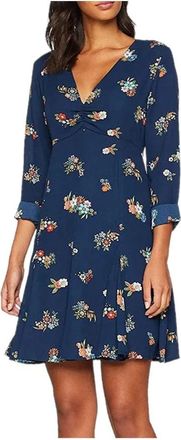 Pepe Jeans London Jenna -jurk - Dames - Casual kleedjes - Blauw - XS - Kleedjes