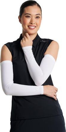 Coolibar Womens Performance Arm Sleeves - UPF 50+ Sun Protection - MaxShield in White at Nordstrom, Size X-Small