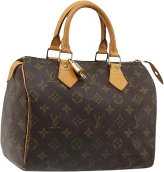 Louis Vuitton Pre-owned Speedy 25 - Dames - Vintage Handtas - Bruin - ONE Size - Leer - Vintage