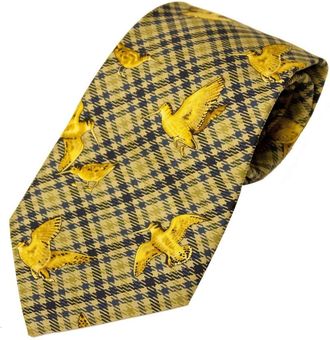 Bisley Tie - Green Woodcock Silk