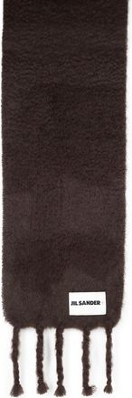 Jil Sander Mohair und Schokoladenwolle -Schal