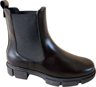 Eric Michael Womens Erika Flat Chelsea Boots In Black