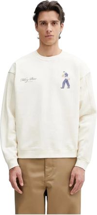 Filling Pieces Heren, Sweatshirts & Hoodies, Beige, Maat: XL Katoen