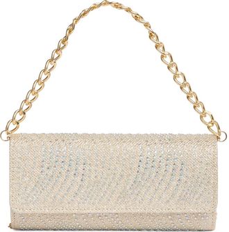 Jessica McClintock Max Embellished Shoulder Bag in Light Gold at Nordstrom Rack