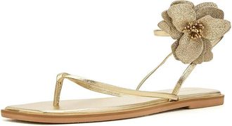 Free People Mismatch Magnolia Sandals Womens Sandals Gold : EU 37.5 (US Womens 7.5) M, Leather