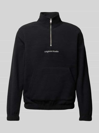 Jack & Jones Jack & Jones Sweatshirt mit Stehkragen Modell VESTERBRO in Black, Größe XL