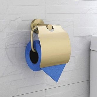 OEM Portarrollos De Papel Higi&eacute;nico - Soporte Para Papel Higi&eacute;nico - Montaje En Pared - Accesorios De Ba&ntilde;o - Dorado