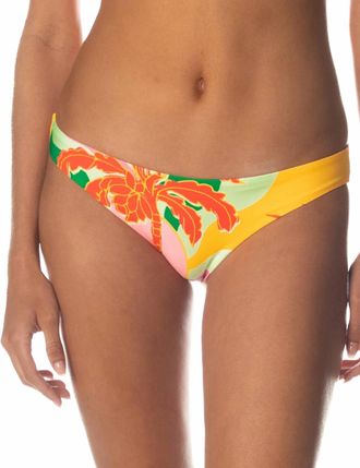 Maaji Reversible Tropical Breeze Iconic Low Rise Thin Side Bikini Bottom In Multi
