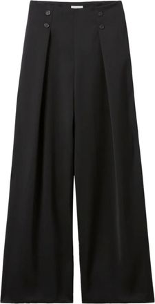 Claudie Pierlot Broek met knoopdetail - Zwart