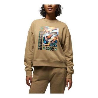 Nike Jordan Air Jordan Artist Series by Jordan Moss Brooklyn Fleece Crew Dark Driftwood FD7860-258
