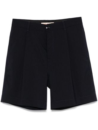 Marni wool shorts - men - Cotton/Virgin Wool - 46 - Blue
