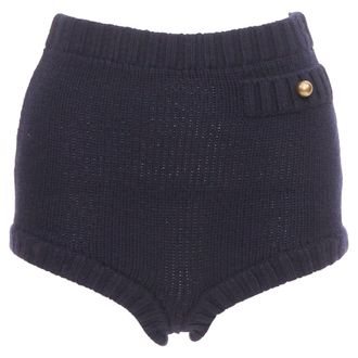 Chlo&eacute; Chloe wool cashmere blend knit mini shorts