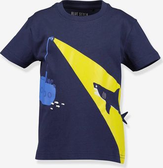 Blue Seven T-Shirt mit Haiflosse Jungen BLUE SEVEN marine