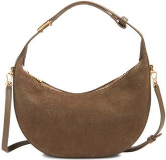 Vince Mini Eris Suede Hobo Bag in Oliva at Nordstrom