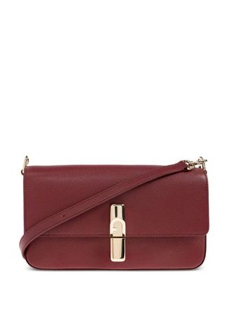 Furla leather flap-closure shoulder bag - women - Leather - One Size - Red