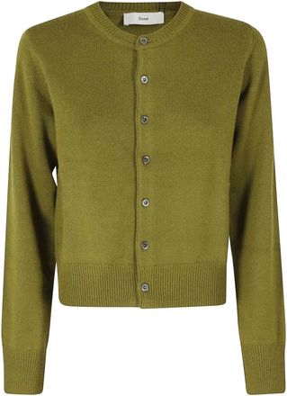 Dunst C&aacute;rdigan de punto con cuello redondo - Knitwear - Mujer - Verde - L