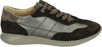 Hartjes Sportieve lage damesschoenen bruin su&egrave;de - Dames - Sneakers - Bruin - 40 1/2 EU - Su&egrave;de - Schoenen