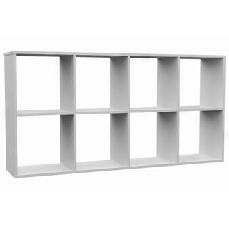 Selsey Selsey - Malax - Estanter&iacute;a Con 8 Estantes - 147 Cm - Blanco