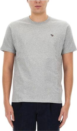 Paul Smith T-shirt con logo Zebra - - Tops - Uomo - Grigio - L