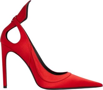 Nina Ricci Schoenen, Dames, Rood, 39 EU, Satijn, Rood satijn