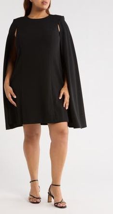 Connected Cape Dress in Black at Nordstrom Rack, Size 22W