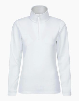 Mountain Warehouse Womens Mountain Warehouse Womens/Ladies Camber II Fleece Top - Cream - Size: 18/16